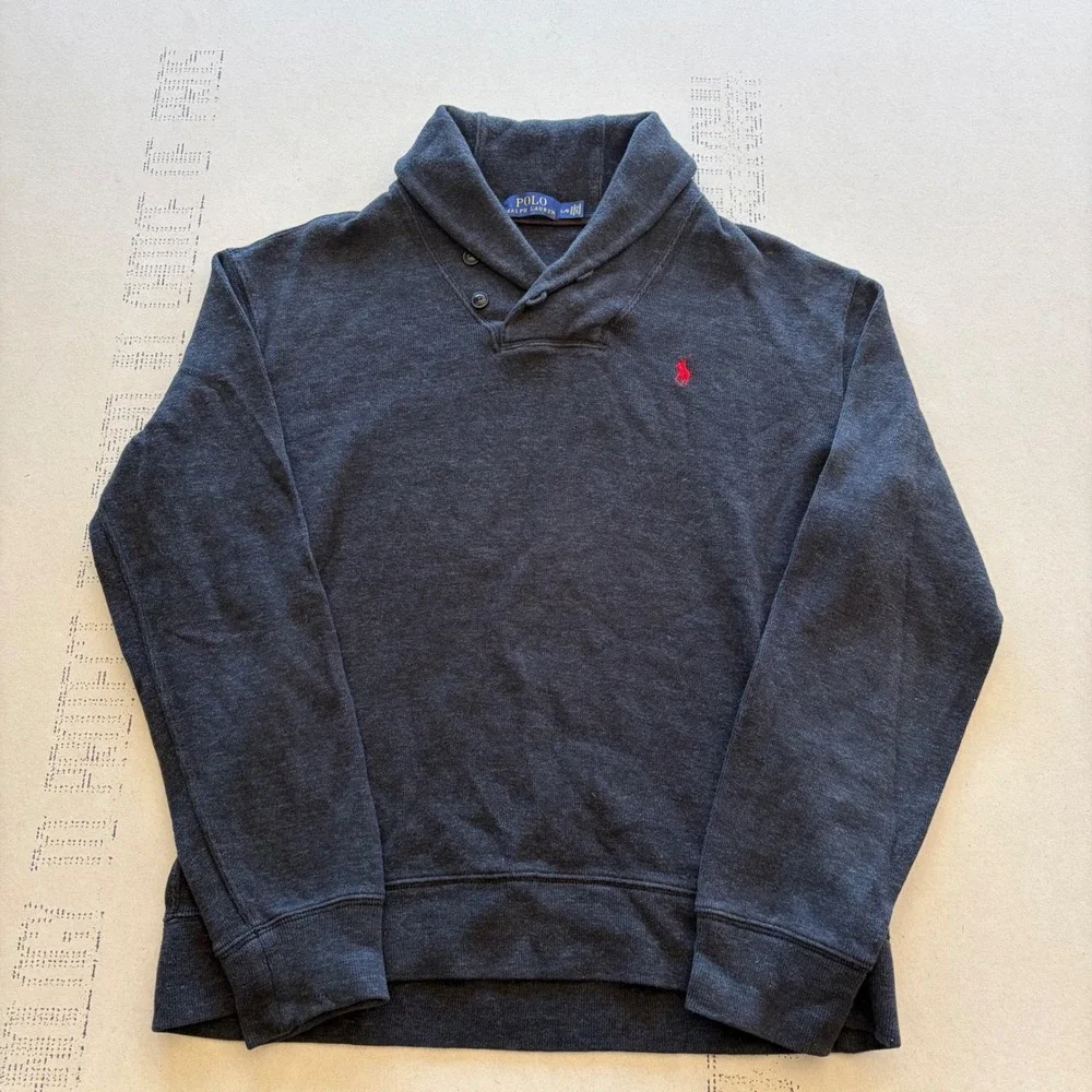 Vintage Polo Ralph Lauren Shawl Collar Sweatshirt